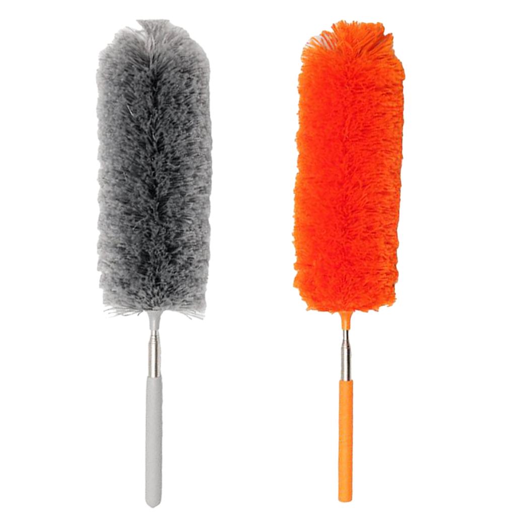 2 Pack Microfiber Bendable Extension Hand Duster Washable Cleaning Dust