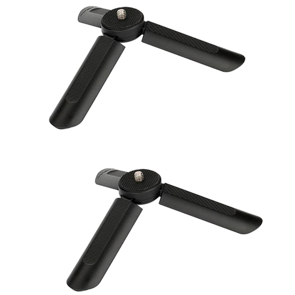 2x Mini Tripod Stand Holder for Selfie Stick Monopod Stabilizer on Cellphone