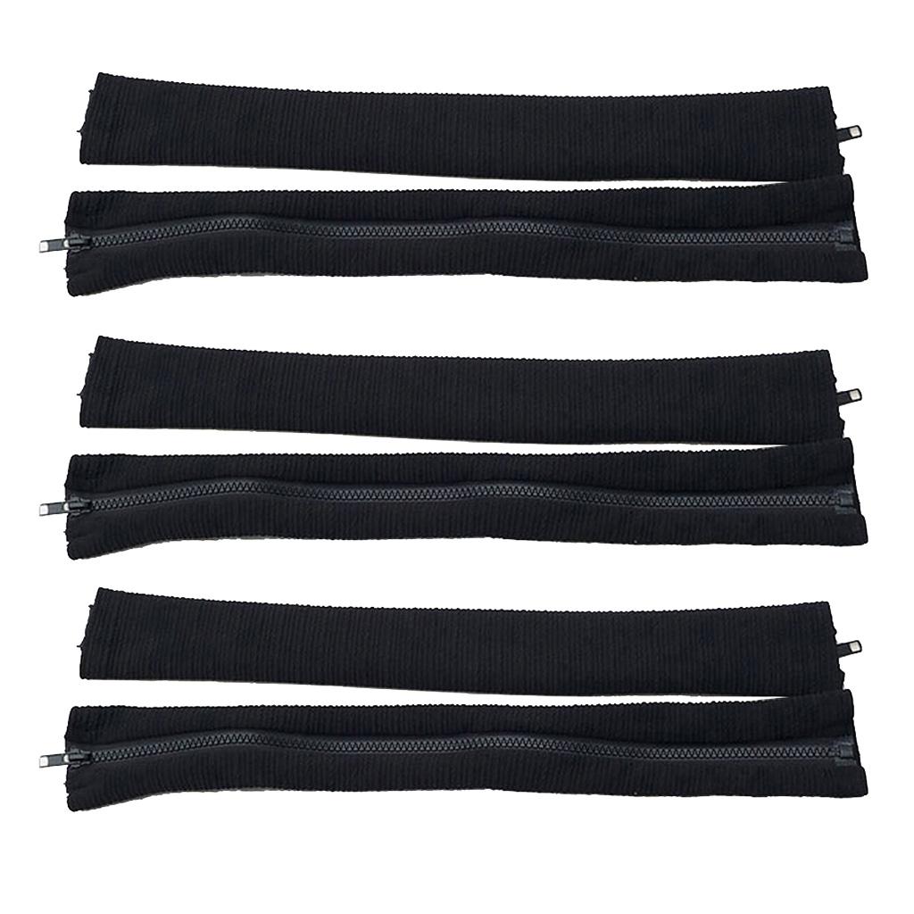 6 Pieces Chair Armrest Covers Elastic Protector Room chair Arm Cover Black