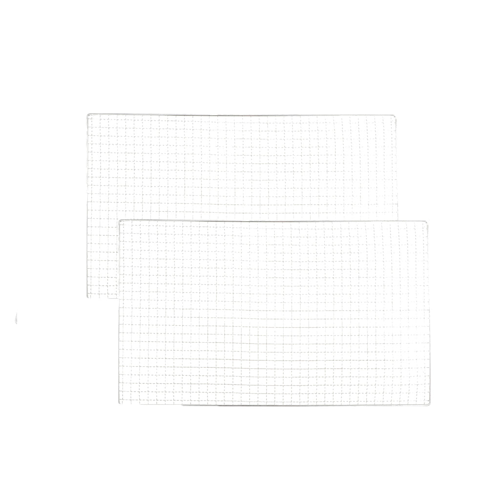 2x Stainless Steel Barbecue Cooking Grilled Chicken Mesh BBQ Replacement