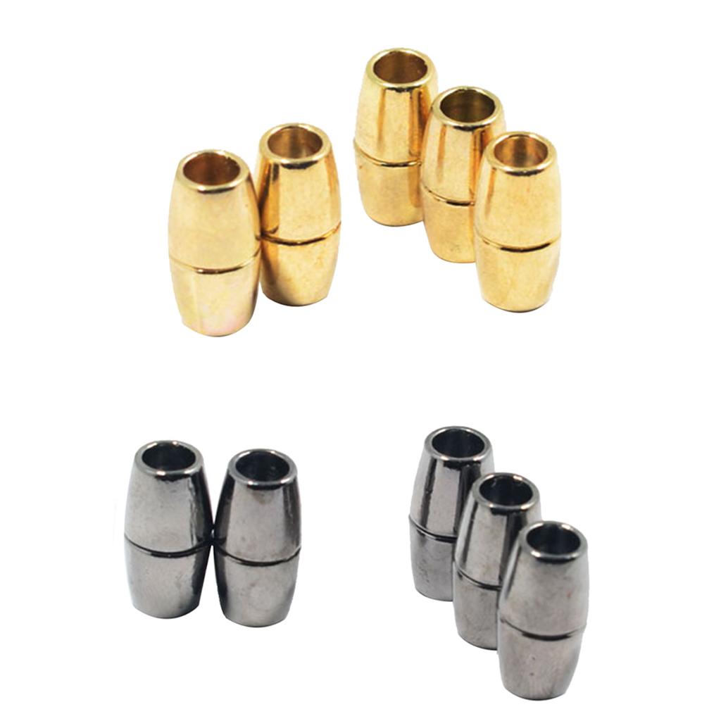 10 Pieces Alloy Magnetic Clasp for DIY Bracelet Necklace Making Multicolor