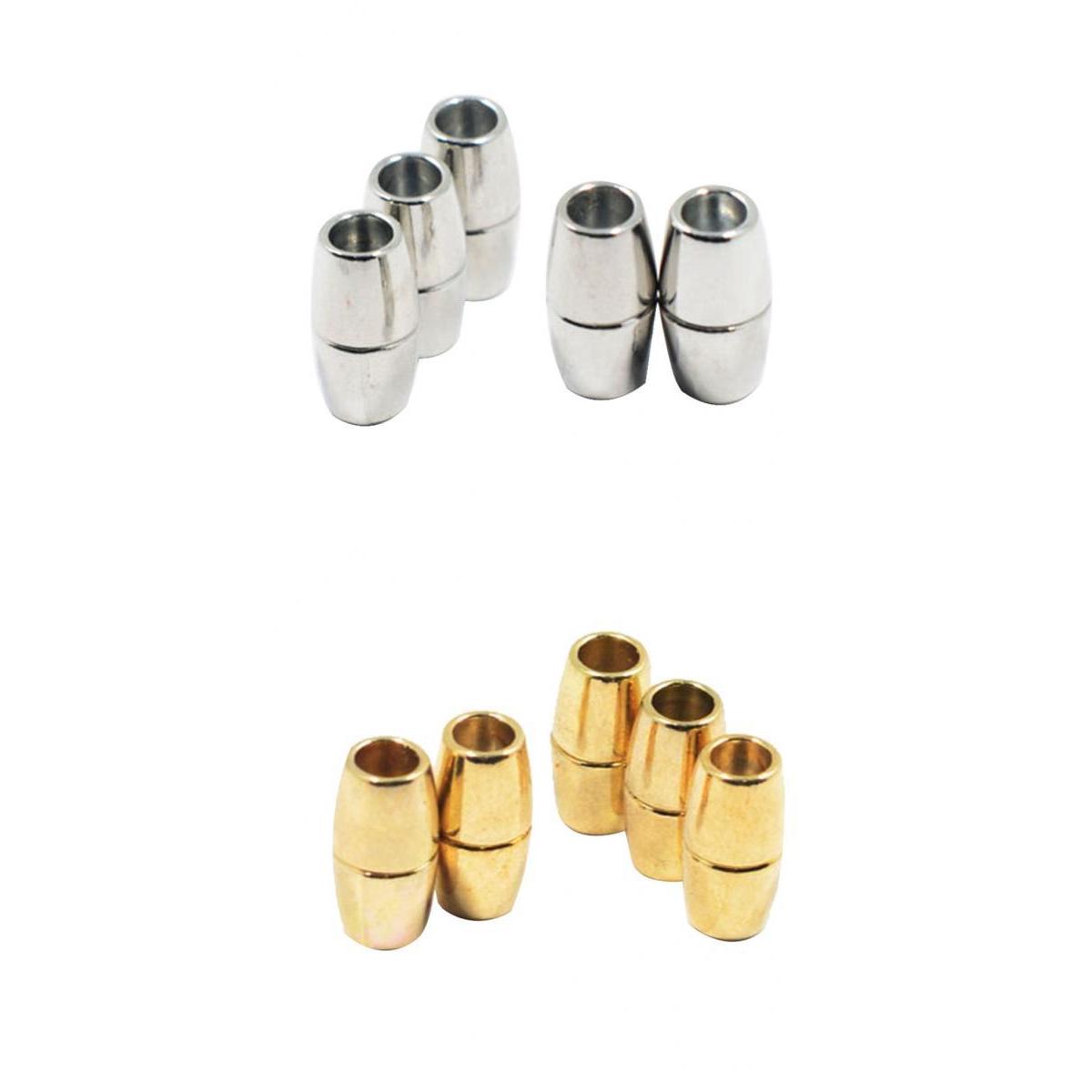 10 Pieces Alloy Magnetic Clasp for DIY Bracelet Necklace Findings Multicolor