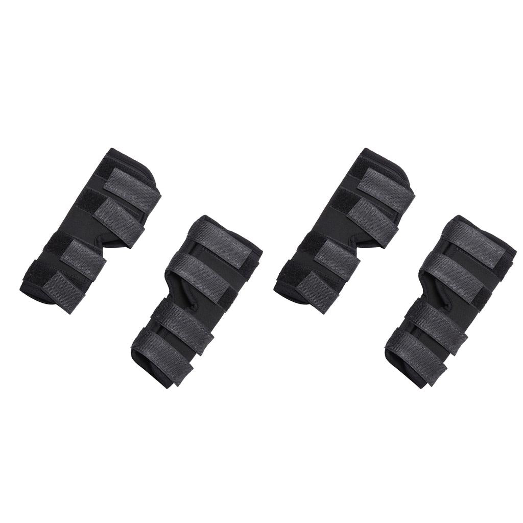 2 pcs Neoprene Pet Dog Foot Protective Knee Pads Dog Joint Wrap Brace M,L
