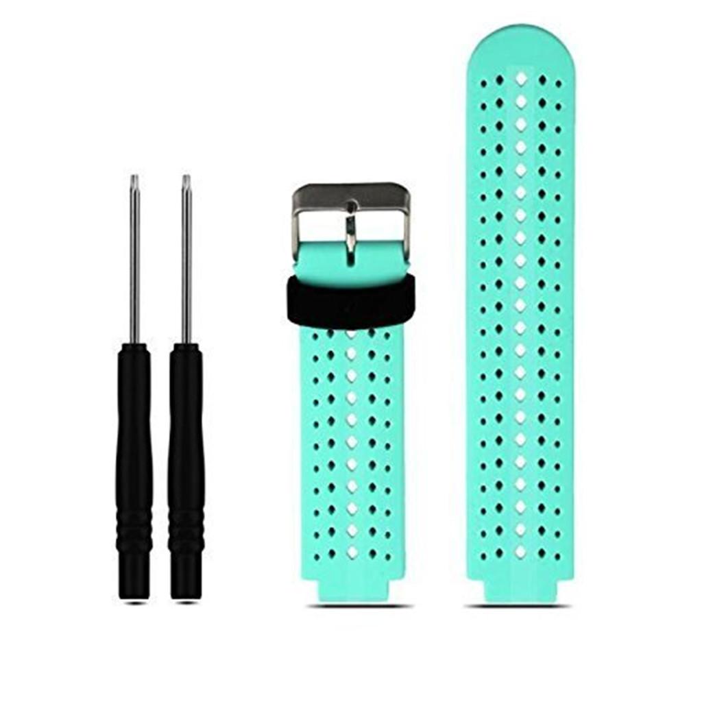 2 Pieces Replacement Band for Garmin Forerunner 220 230 235 620 Multi-Color