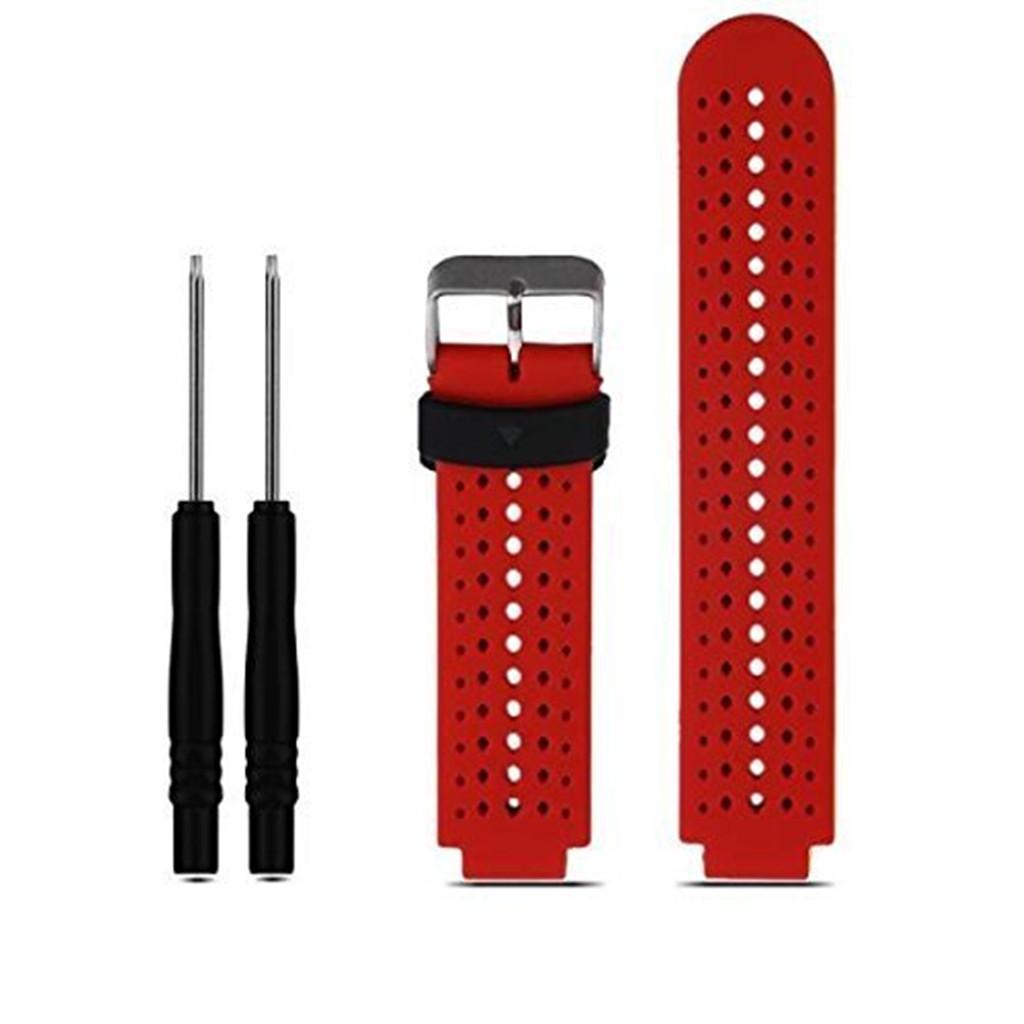 2 Pieces Replacement Band for Garmin Forerunner 220 230 235 620 Multi-Color