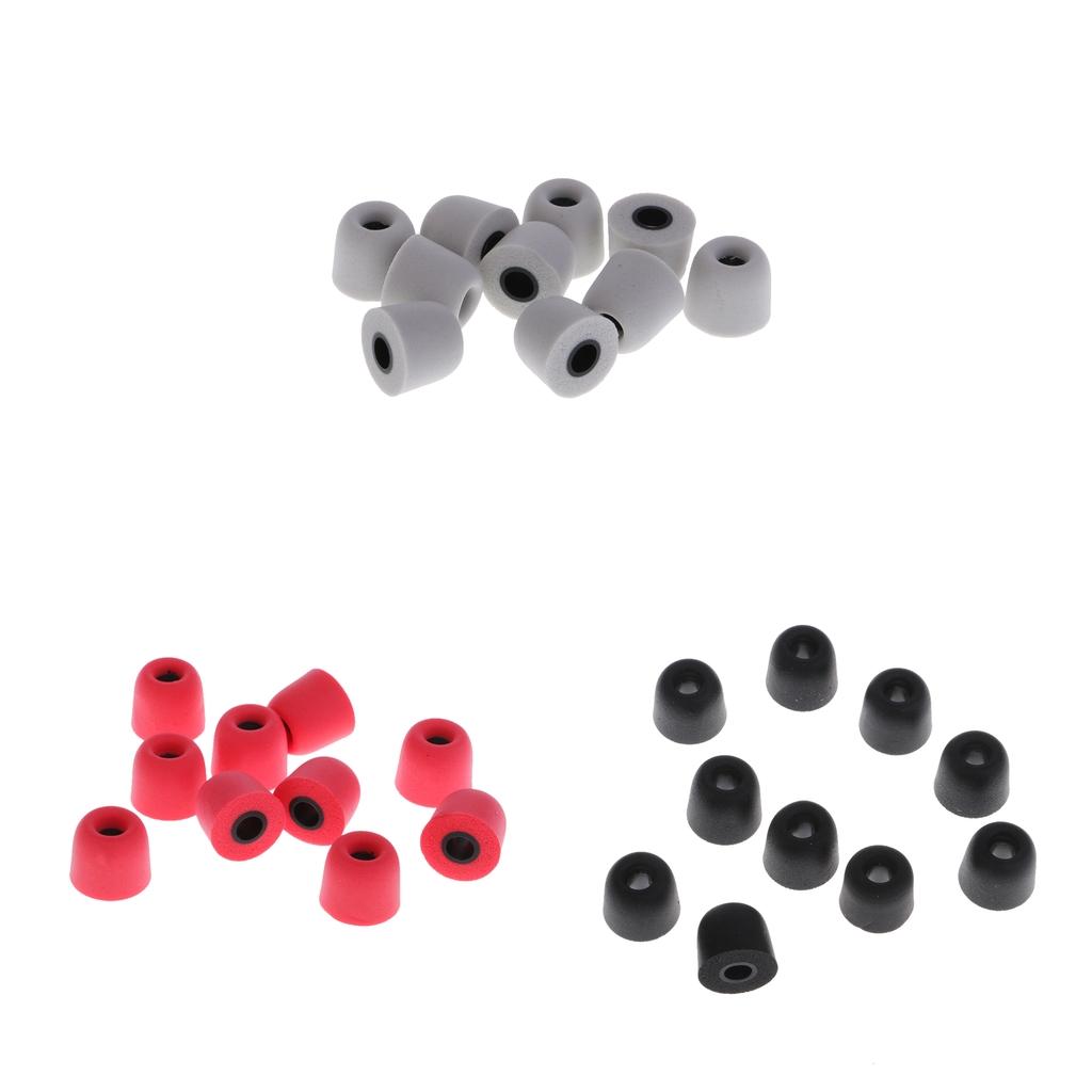 30 Pieces Earbud Memory Foam Eartips Earplug Tips For InEar Headphone 4.5 mm