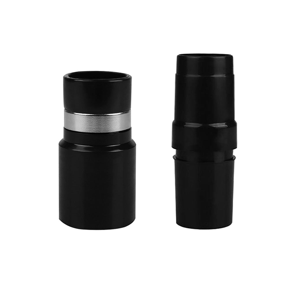 2 x Vacuum Cleaner Brush Nozzle Hose Connector Adapter 32mm Black