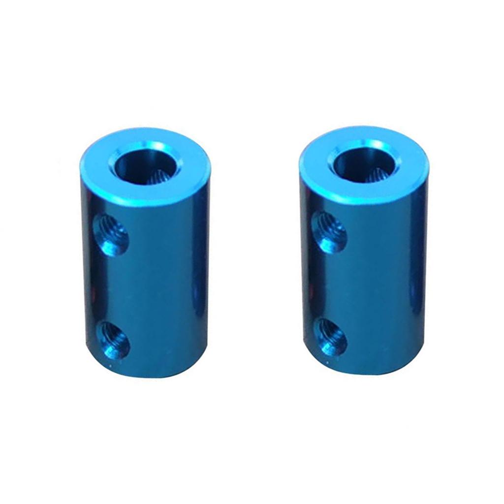 2Pcs Flexible Shaft Coupling Rigid Coupler Motor Connector 6.35-8mm + 6-6mm