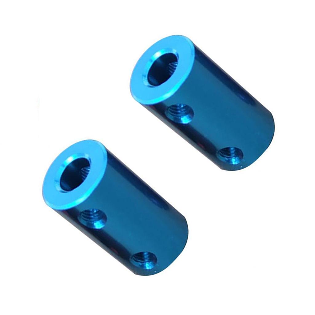 2Pcs Flexible Shaft Coupling Rigid Coupler Motor Connector 6.35-8mm + 6-6mm