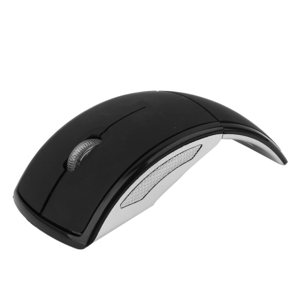 2Pcs 2.4 GHz Wireless Foldable Folding Arch Laptop Optical Mouse USB Mice