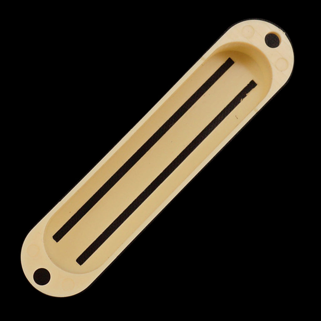 2 Sets Plastic Dual Hot Rail Humbucker Pickup Covers for Electric Guitar