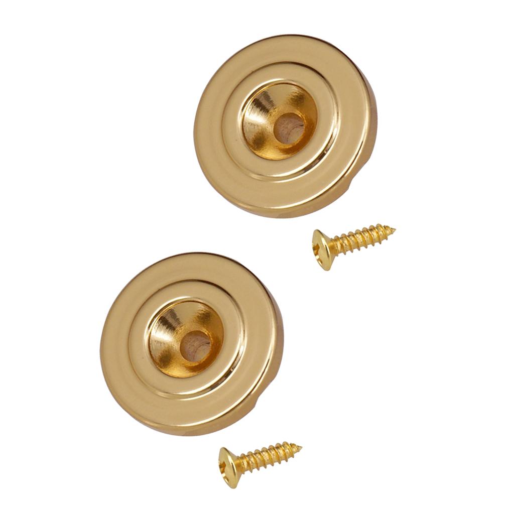 2 Pcs Bass String Tree String Retainer +1/4 Jack Plug Socket for TL Guitar "
