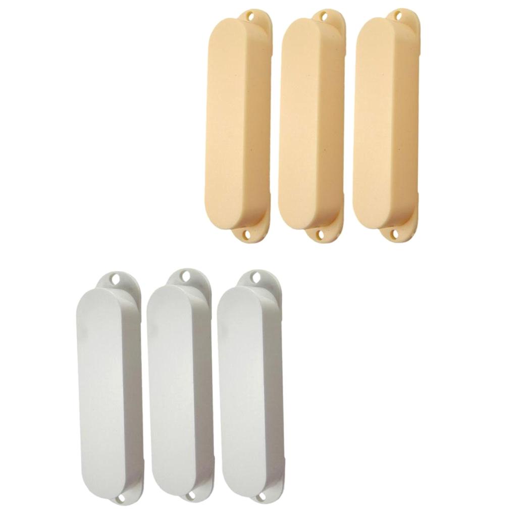 6 Pcs Electric Guitar Sealed Single Coil Pickup Cover for Fender Guitar