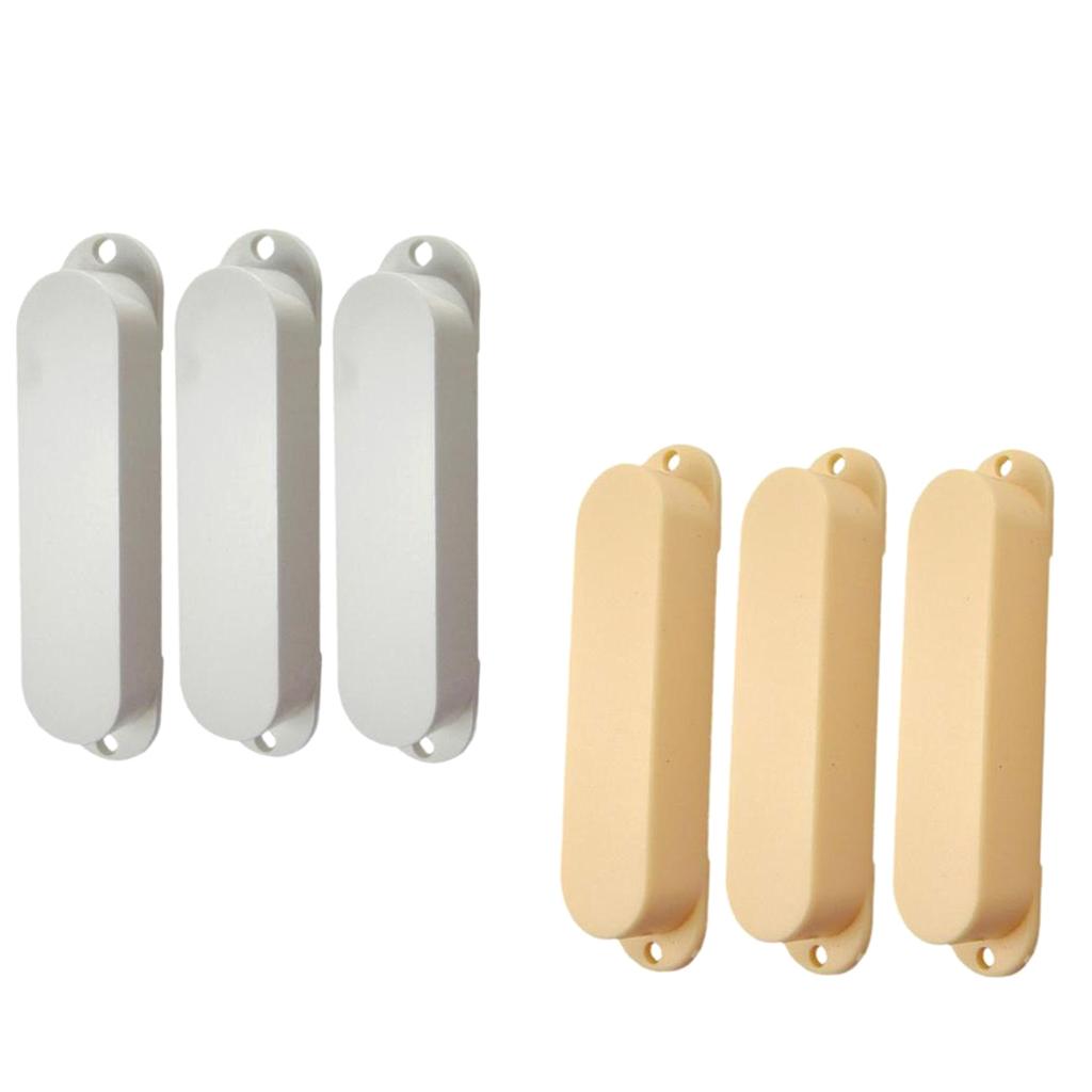 6 Pcs Electric Guitar Sealed Single Coil Pickup Cover for Fender Guitar