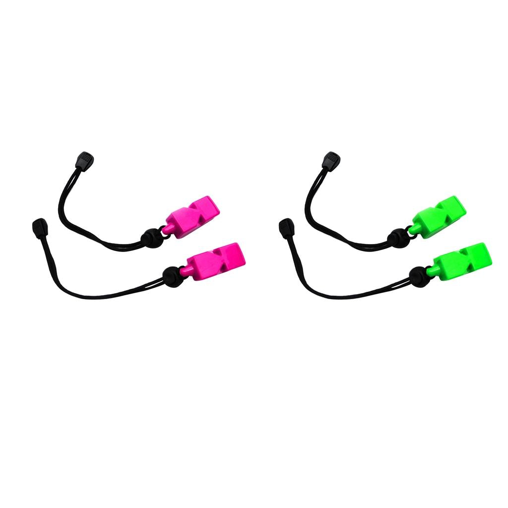 4 Pieces Emergency Survival Safety Whistles Scuba Diving Water Sports Hiking