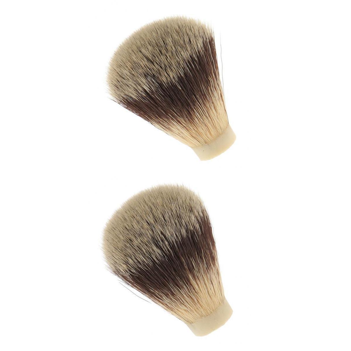 2Piece Shaving Brush Knot for Men Salon Hair Ramoval Cutting Dust Cleansing