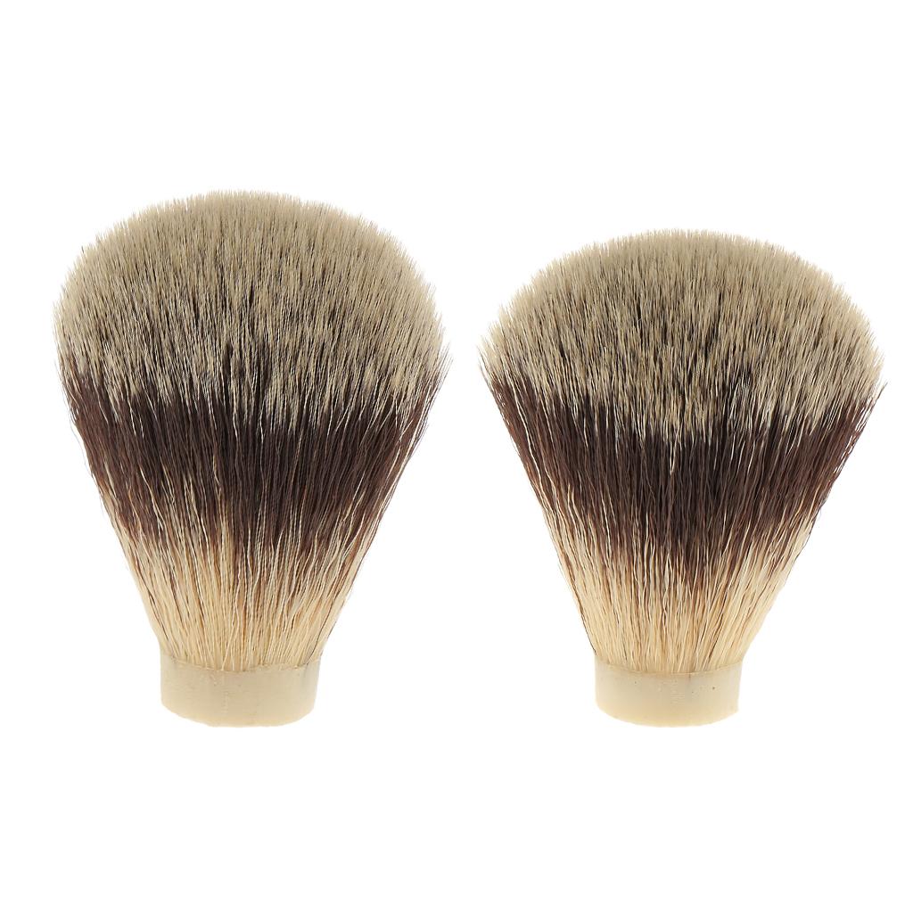 2Piece Shaving Brush Knot for Men Salon Hair Ramoval Cutting Dust Cleansing