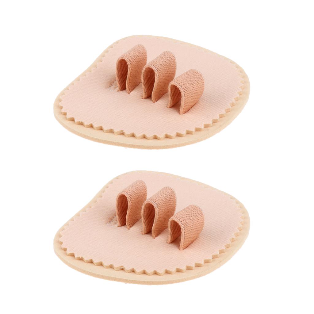 2pieces Toe Corrector Hammer Crooked Foot Protectors Three Toe (Left)