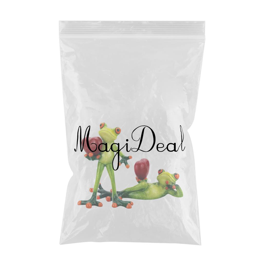 2x Resin 3D Craft Frog Figurine Office Desktop Decoration Collectible Gift