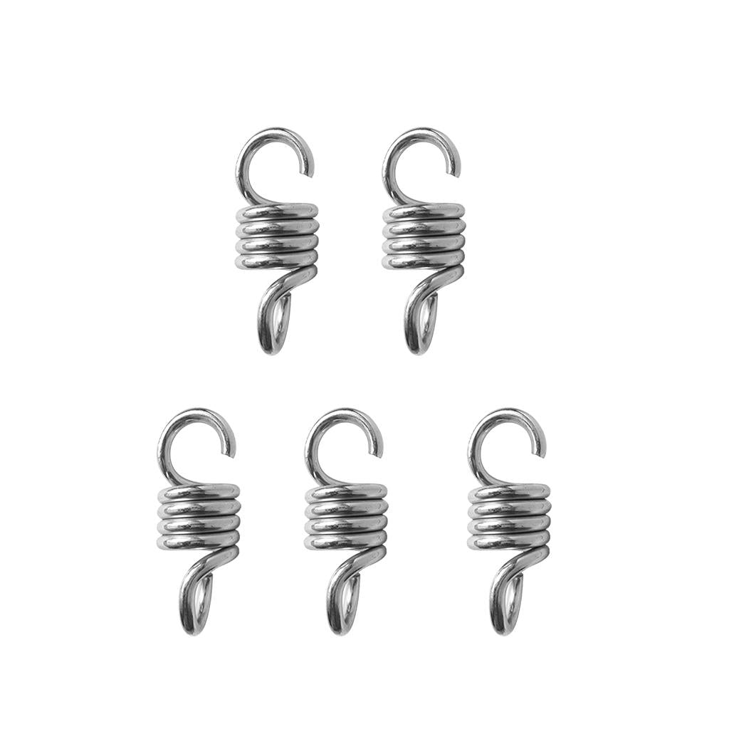 5Pcs Extension Spring Suspension Hook Hanger for Garden Swing Hammock Chair