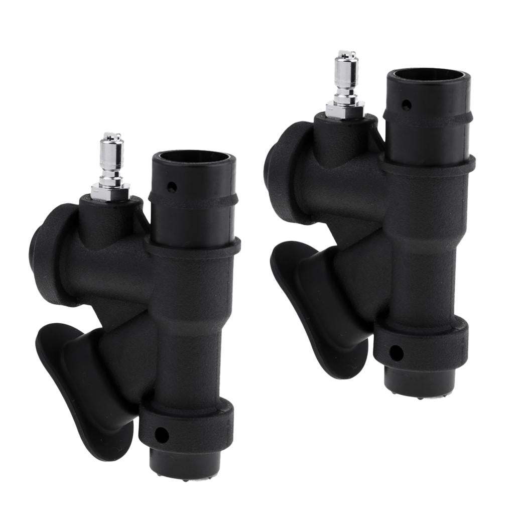 2 Pieces Plastic Scuba Diving BCD Power Inflator Buoyancy Compensator Handle