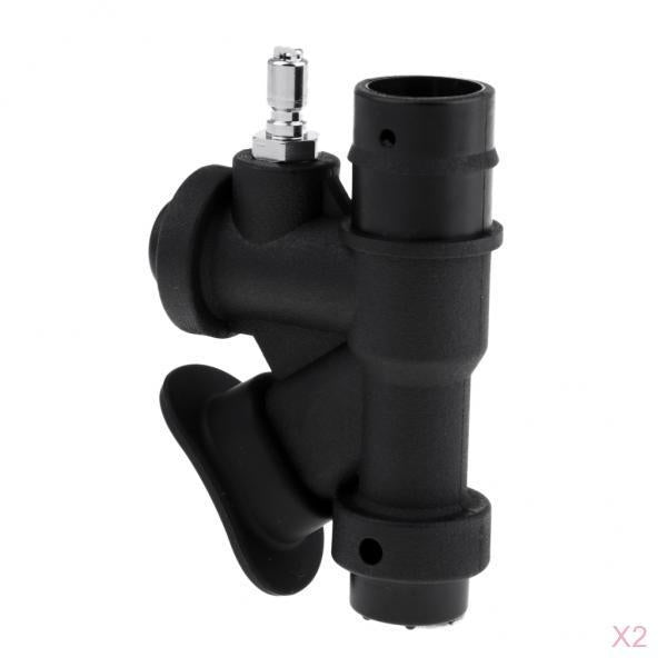 2 Pieces Plastic Scuba Diving BCD Power Inflator Buoyancy Compensator Handle