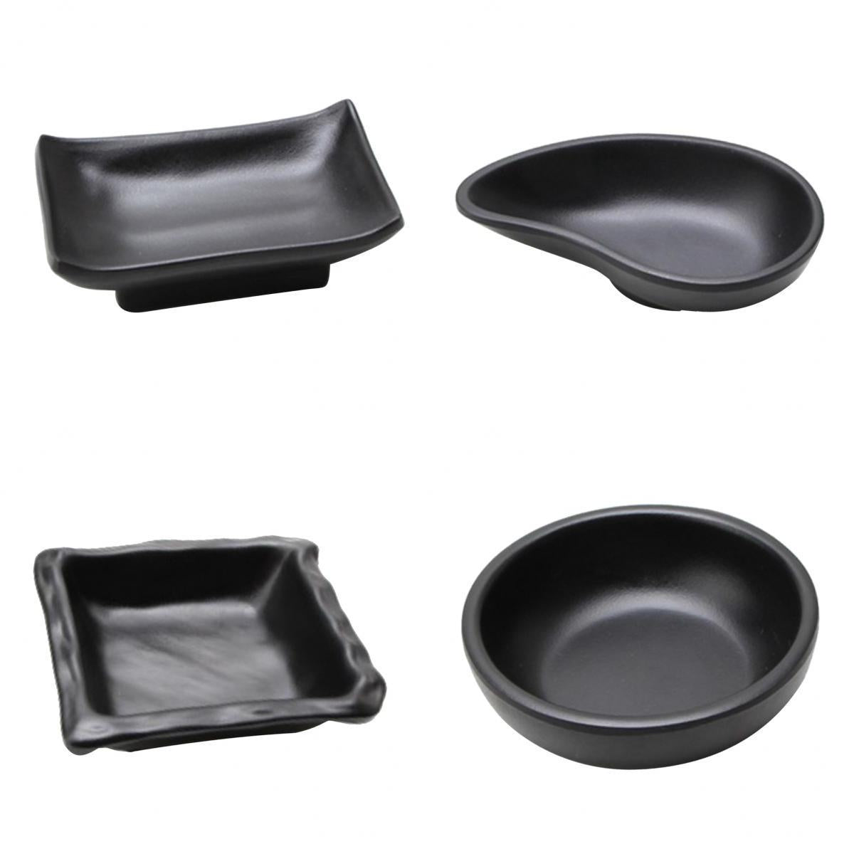 4Pcs Japanese Sushi Sauce Dipping Bowl Party Snack Nut Tray Butter Dish