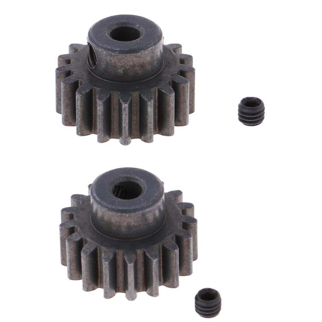 2pcs RC Metal Motor Gear for RC Car 1/12 Wltoys 12428 12423 Monster Truck