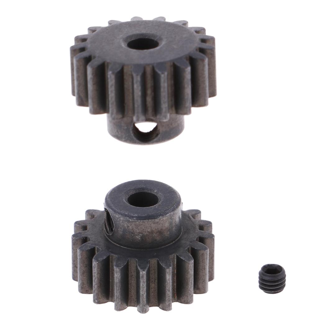2pcs RC Metal Motor Gear for RC Car 1/12 Wltoys 12428 12423 Monster Truck