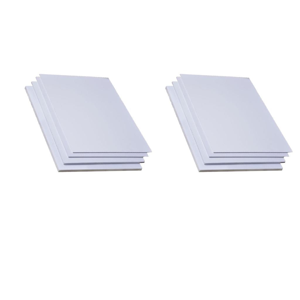 7 Pieces DIY PVC Sheets Foam Board Craft Model Building House Wall Sheets