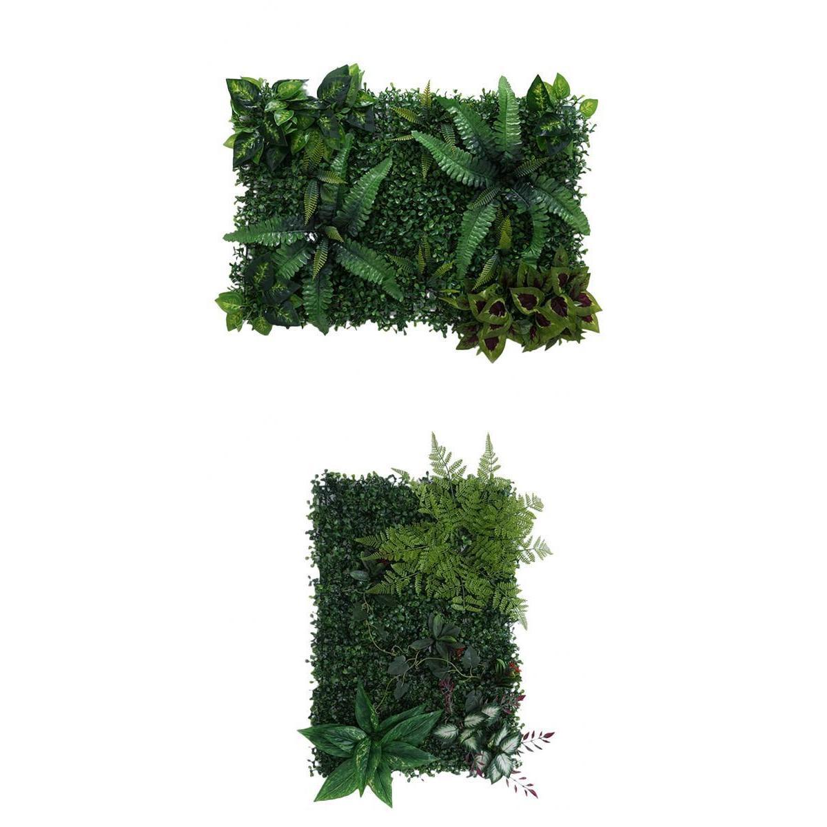 Artificial Plants Lawn Wall Wedding Venue Foliage Pillar Main Road Decor