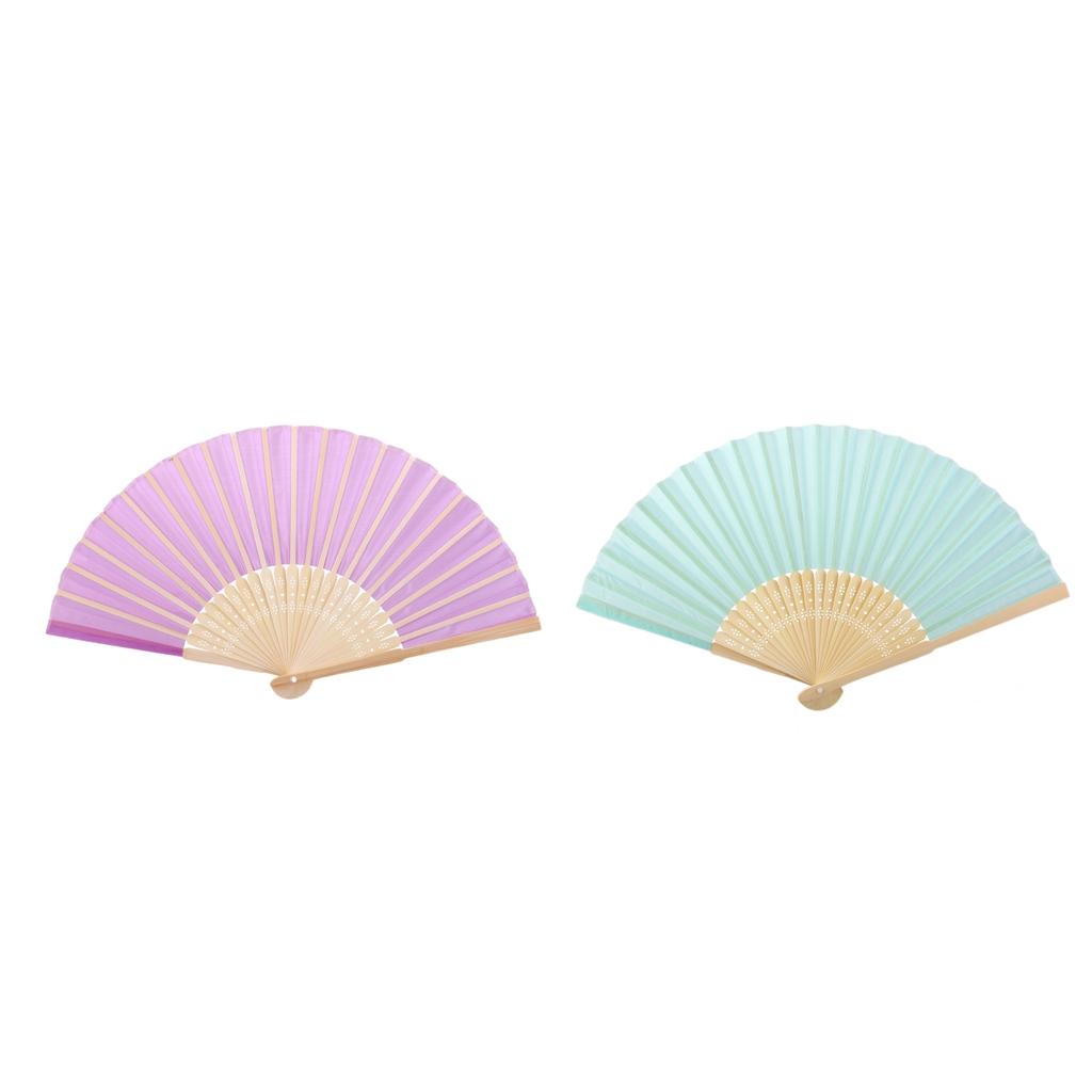 Chinese Folding Bamboo Fan Retro Hand Fan for Women Wedding Favors