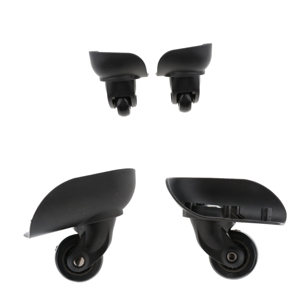 2 Pairs Universal Swivel Suitcase Trolley Luggage Casters Replacement Wheels