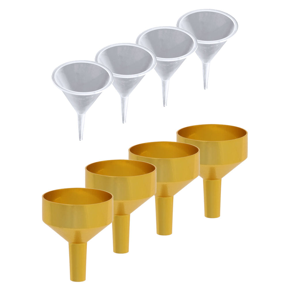8 Pack Plastic Metal Funnel Fill Liquid Water For Home Ice Ball Maker Tools