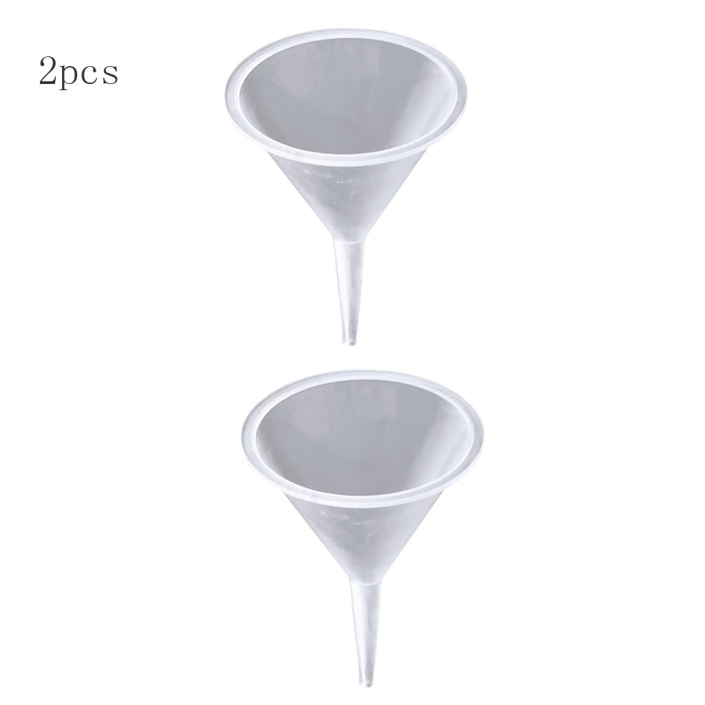 2 Pieces Small Plastic Funnels For Diffuser Bottle Mini Liquid Oil Funnels
