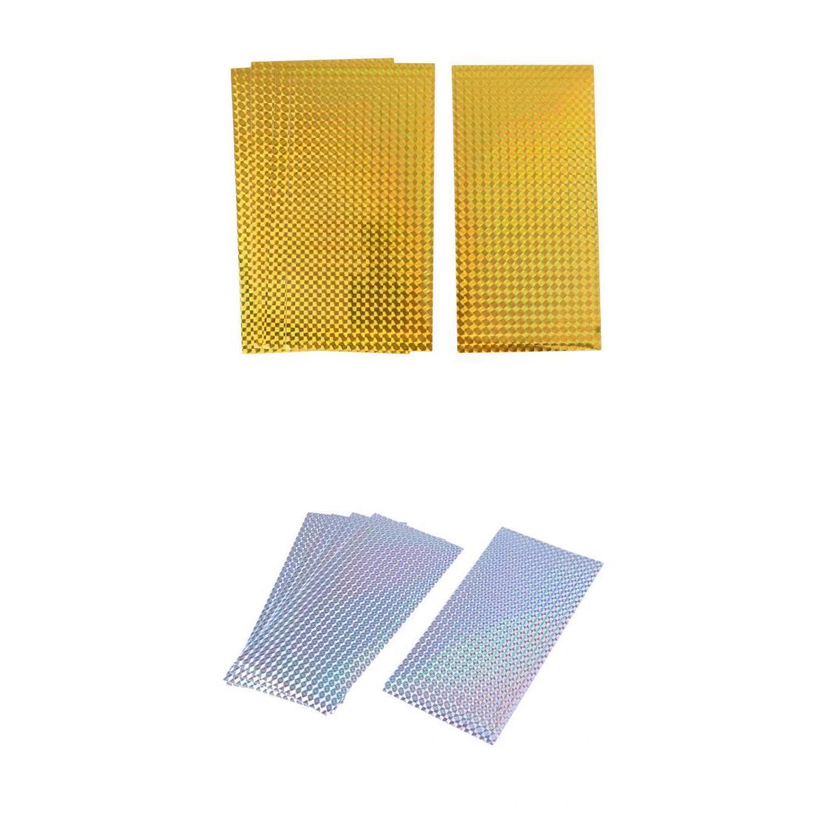 10Pcs Bright Fishing Lure Tape Sticker Holographic Adhesive Film DIY