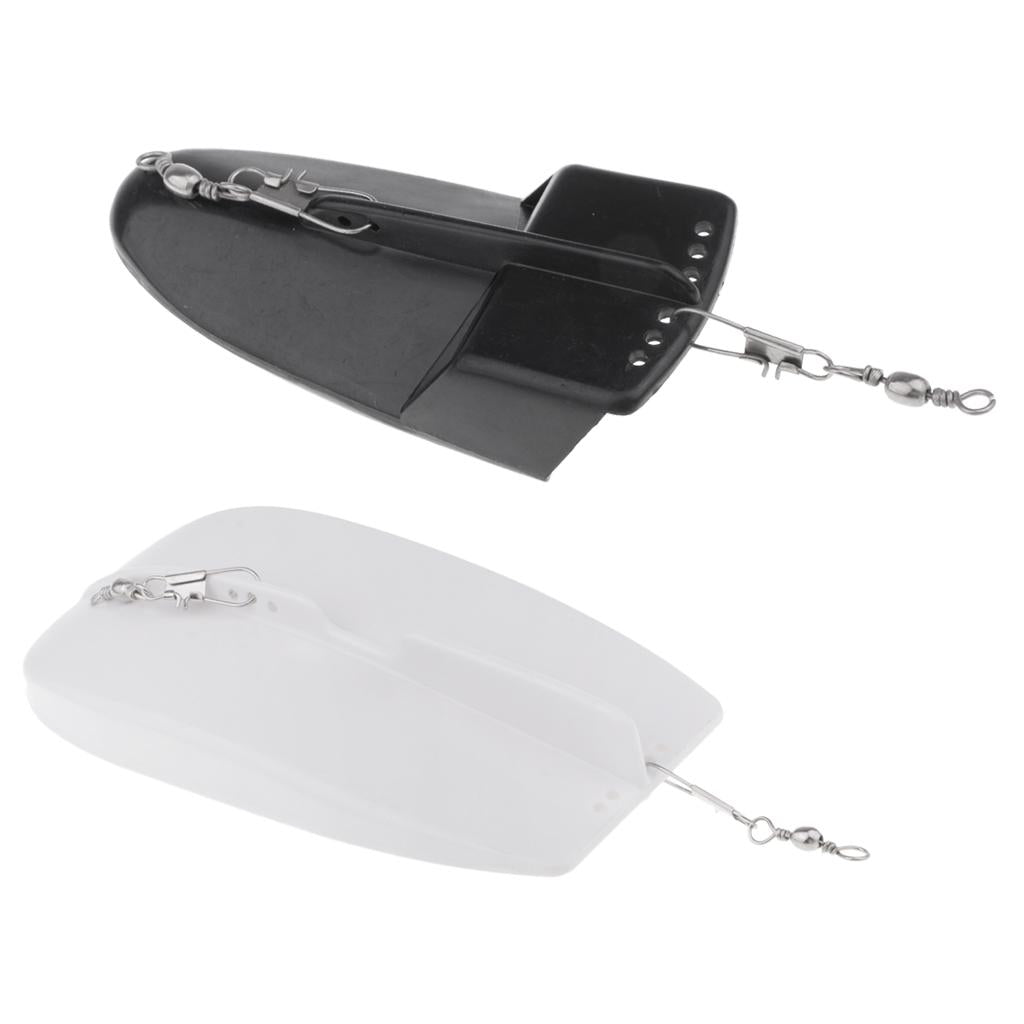 2x Plastic Adjustable Weight Sea Fishing Trolling Diving Board Planer Board