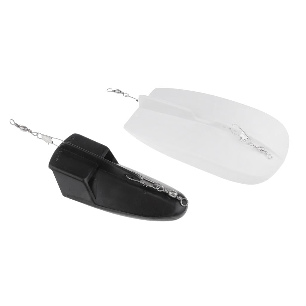 2x Plastic Adjustable Weight Sea Fishing Trolling Diving Board Planer Board