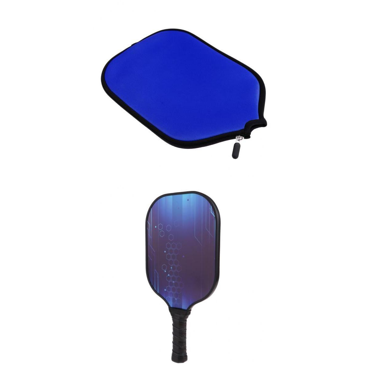 Carbon Fiber Honeycomb Composite Core Pickleball Paddle Racket & Case Cover