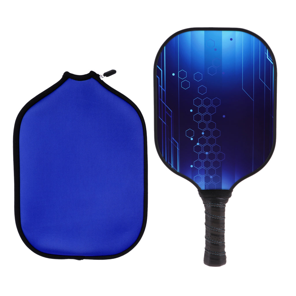 Carbon Fiber Honeycomb Composite Core Pickleball Paddle Racket & Case Cover