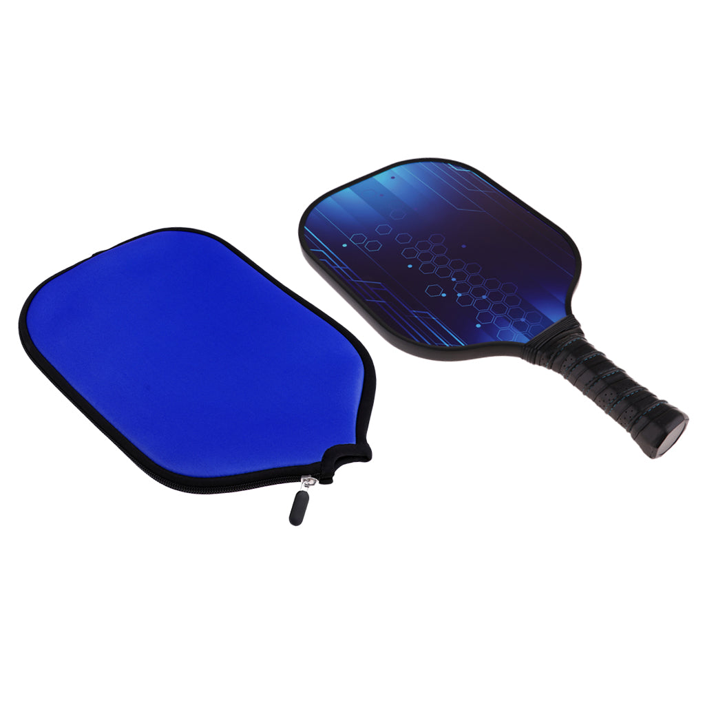 Carbon Fiber Honeycomb Composite Core Pickleball Paddle Racket & Case Cover