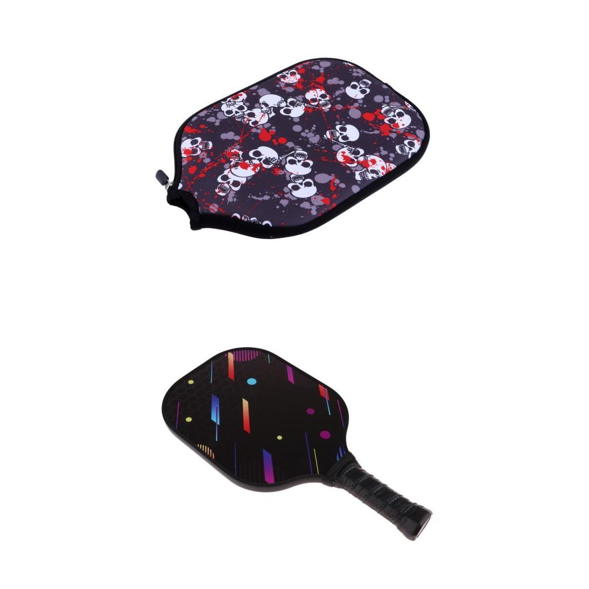 Carbon Fiber Honeycomb Composite Core Pickleball Paddle & Zipper Case Cover