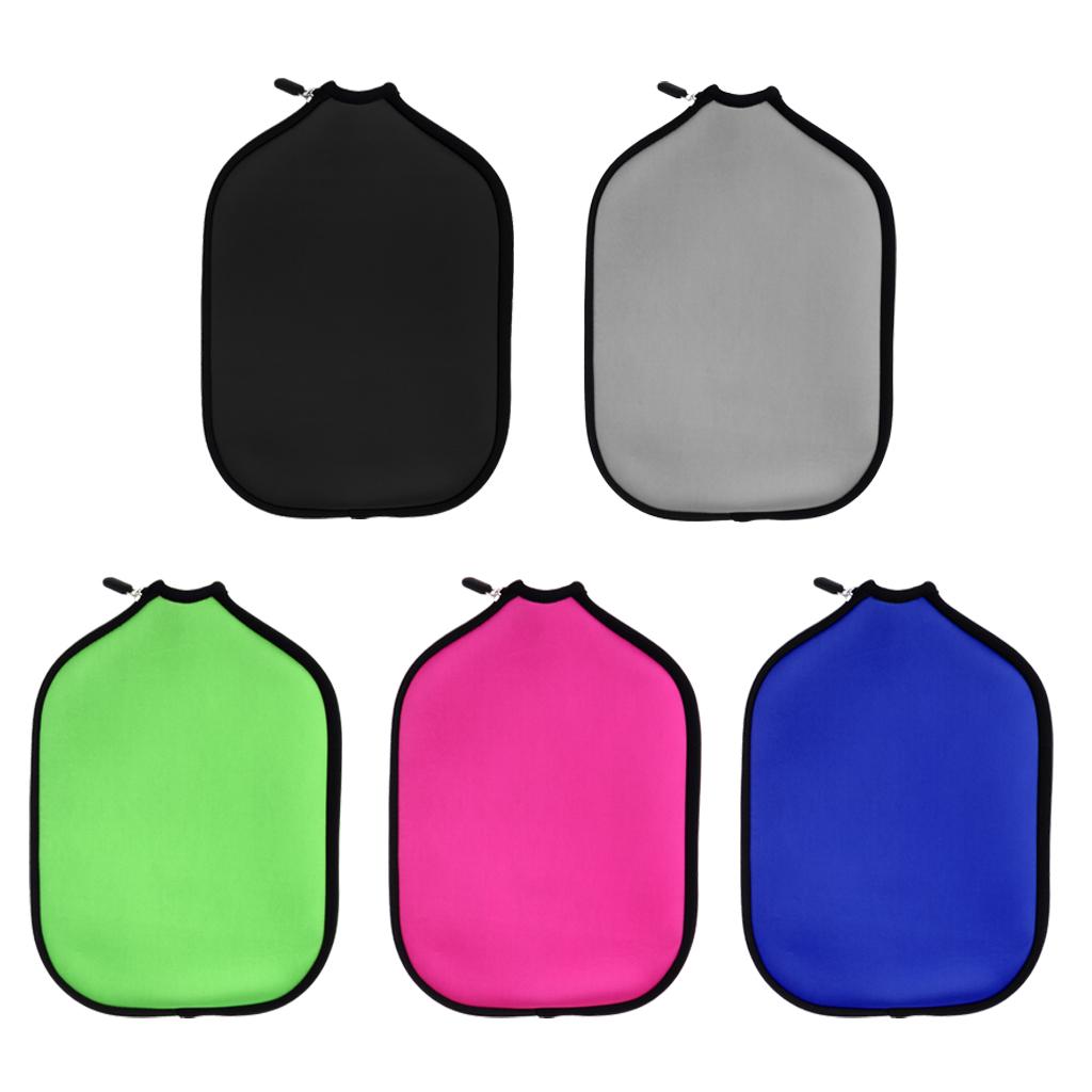 5 Pieces Neoprene Pickleball Paddle Cover Zipper Sleeve Protective Case Bag