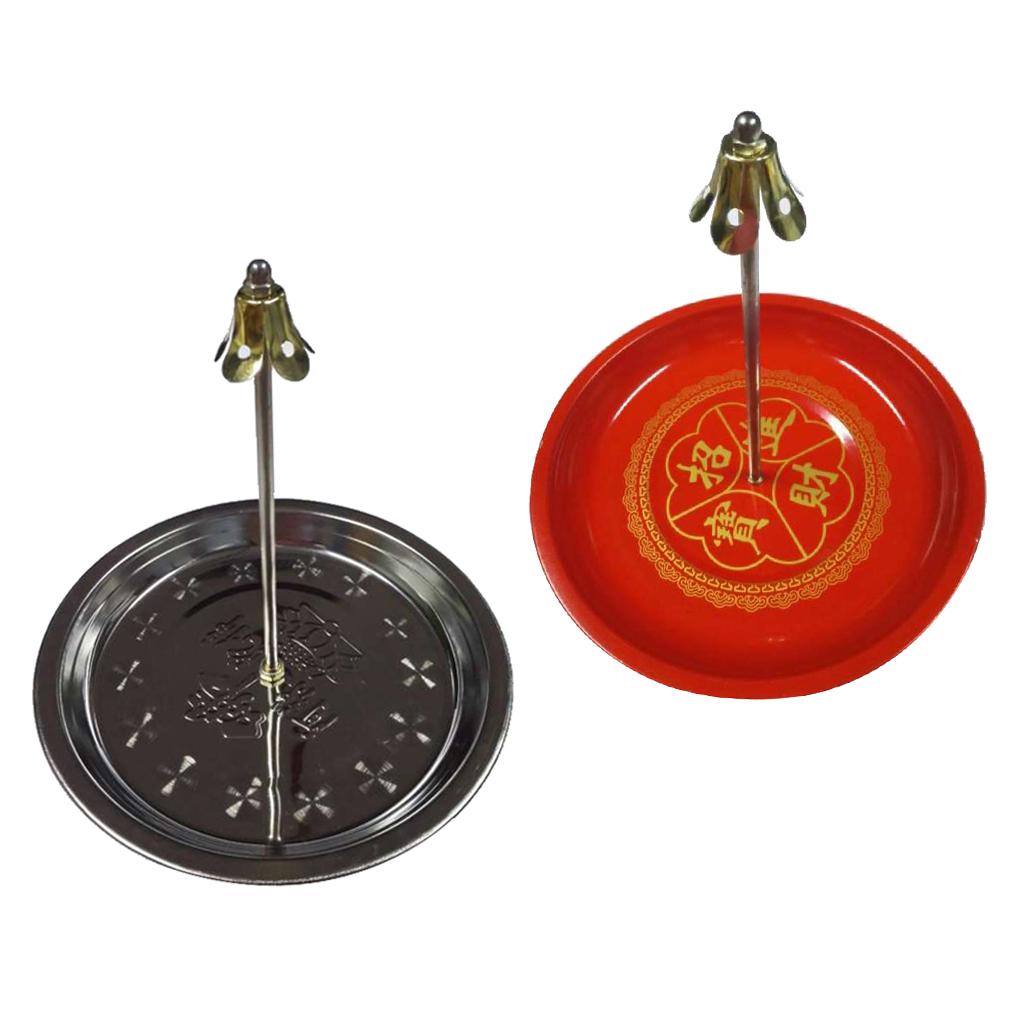 2Pcs Adjustable Incense Holder Burner Plate For Sandalwood Coil