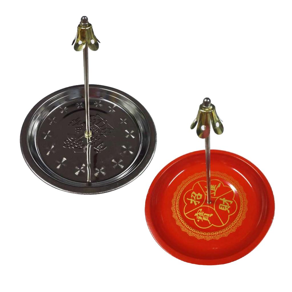 2Pcs Adjustable Incense Holder Burner Plate For Sandalwood Coil