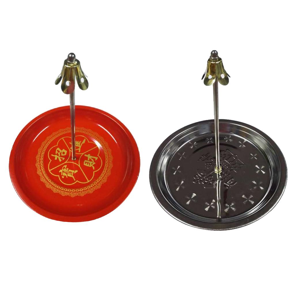 2Pcs Adjustable Incense Holder Burner Plate For Sandalwood Coil
