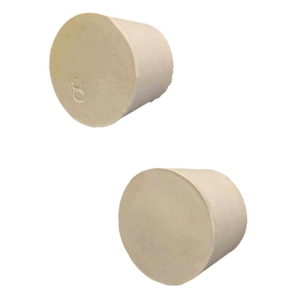 5x 8# + 5x 9# Lab Solid Rubber Plug Stopper Bungs Flask Tapered Tube Plugs