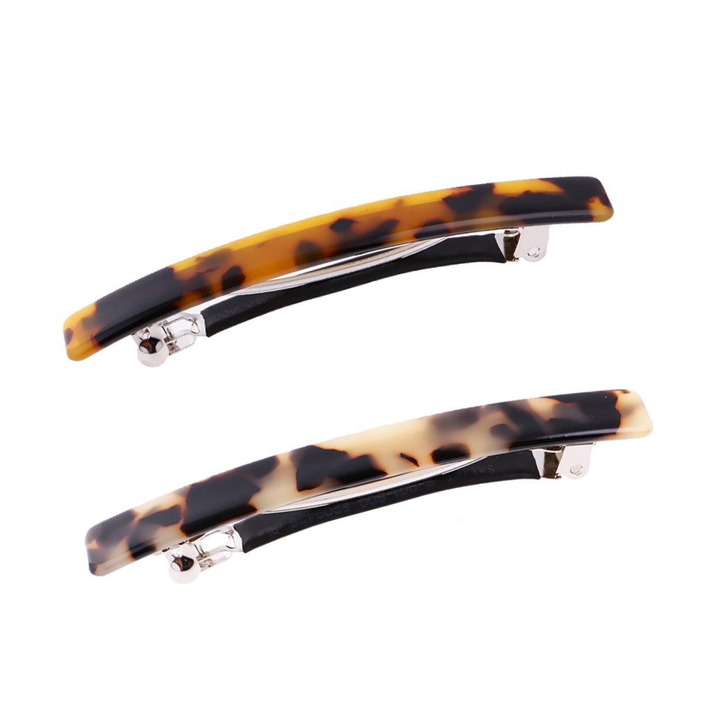 2Pieces Fashion Women Spring Hair Clip Barrette Hairpin Jewelry Accessory