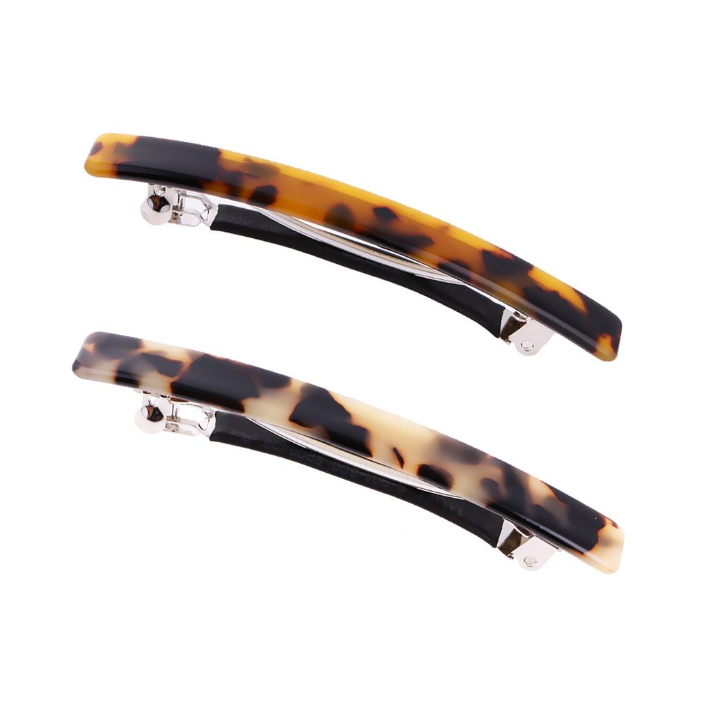 2Pieces Fashion Women Spring Hair Clip Barrette Hairpin Jewelry Accessory