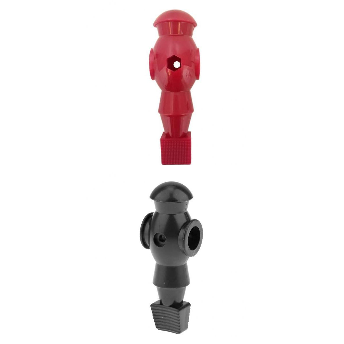 2pcs Foosball Man Table Football Soccer Player for Dynamo Table Black & Red